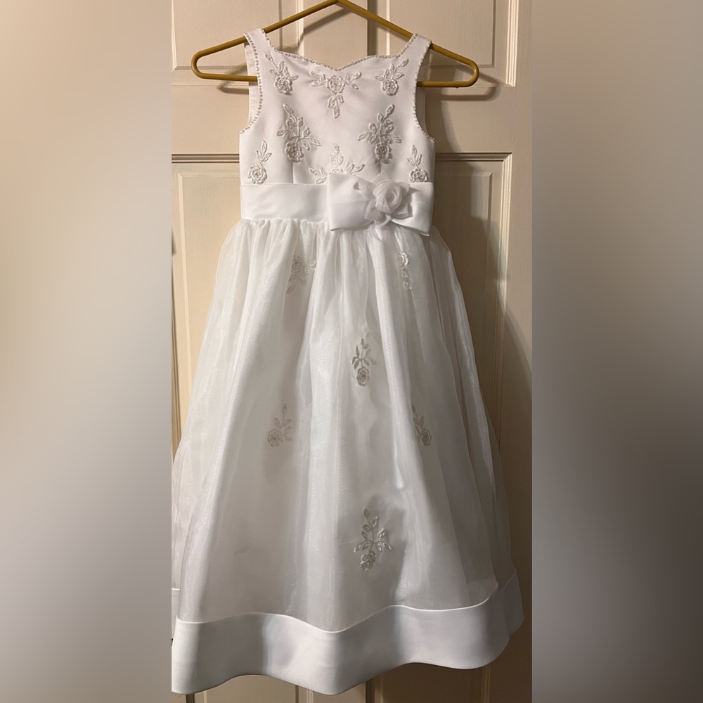 Sweetie pie flower girl dress from David’s Bridal